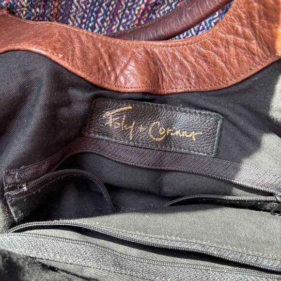 Foley & Corinna JetSetter Tote Bag Brown Leather - Picture 2 of 3